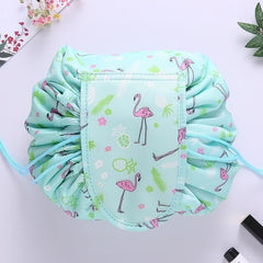 PLEEGA Women Drawstring Travel Cosmetic Bag Makeup Bag Organizer Make Cosmetic Bag Case Storage Pouch Toiletry Beauty Kit Box