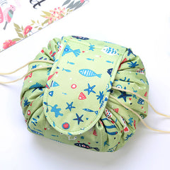 PLEEGA Women Drawstring Travel Cosmetic Bag Makeup Bag Organizer Make Cosmetic Bag Case Storage Pouch Toiletry Beauty Kit Box