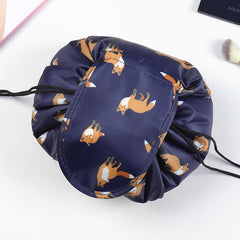 PLEEGA Women Drawstring Travel Cosmetic Bag Makeup Bag Organizer Make Cosmetic Bag Case Storage Pouch Toiletry Beauty Kit Box
