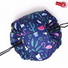 PLEEGA Women Drawstring Travel Cosmetic Bag Makeup Bag Organizer Make Cosmetic Bag Case Storage Pouch Toiletry Beauty Kit Box