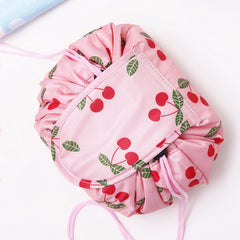 PLEEGA Women Drawstring Travel Cosmetic Bag Makeup Bag Organizer Make Cosmetic Bag Case Storage Pouch Toiletry Beauty Kit Box