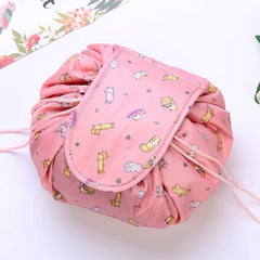 PLEEGA Women Drawstring Travel Cosmetic Bag Makeup Bag Organizer Make Cosmetic Bag Case Storage Pouch Toiletry Beauty Kit Box