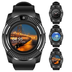 GEJIAN Men Smart Watch Bluetooth touch Screen Android Fashion Sports Men and Women Smartwatch With Camera SIM card slot Watch