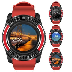 GEJIAN Men Smart Watch Bluetooth touch Screen Android Fashion Sports Men and Women Smartwatch With Camera SIM card slot Watch