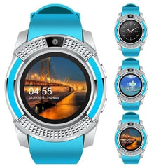 GEJIAN Men Smart Watch Bluetooth touch Screen Android Fashion Sports Men and Women Smartwatch With Camera SIM card slot Watch