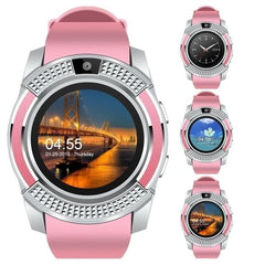 GEJIAN Men Smart Watch Bluetooth touch Screen Android Fashion Sports Men and Women Smartwatch With Camera SIM card slot Watch