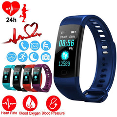 Smart Uhr Sport Fitness Aktivität Herz Rate Tracker Blutdruck armband IP67 Wasserdicht band Pedometer für IOS Android