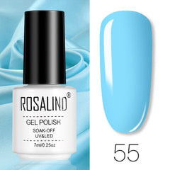 ROSALIND Gel Polish Set All For Manicure Semi Permanent Vernis top coat UV LED Gel Varnish Soak Off Nail Art Gel Nail Polish