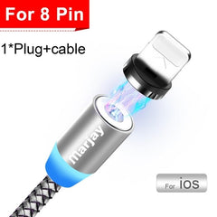 Magnetic Marjay Micro USB Cable For iPhone Samsung Android Fast Charging Magnet USB Charger Type C Cable Mobile Phone Wire