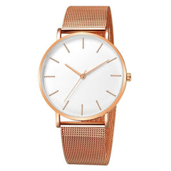 Women Watch Rose Gold Montre Femme 2019 Women's Mesh Belt ultra-thin Fashion relojes para mujer Luxury Wrist Watches reloj mujer