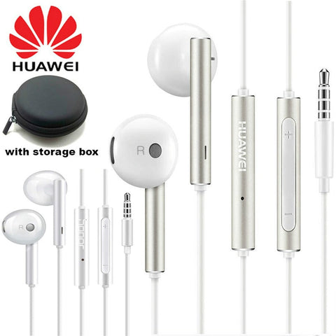 Original Huawei Earphone am116 Honor AM115 Headset Mic 3.5mm for HUAWEI P7 P8 P9 Lite P10 Plus Honor 5X 6X Mate 7 8 9 smartphone