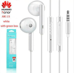Original Huawei Earphone am116 Honor AM115 Headset Mic 3.5mm for HUAWEI P7 P8 P9 Lite P10 Plus Honor 5X 6X Mate 7 8 9 smartphone