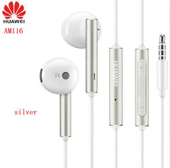 Original Huawei Earphone am116 Honor AM115 Headset Mic 3.5mm for HUAWEI P7 P8 P9 Lite P10 Plus Honor 5X 6X Mate 7 8 9 smartphone