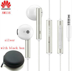 Original Huawei Earphone am116 Honor AM115 Headset Mic 3.5mm for HUAWEI P7 P8 P9 Lite P10 Plus Honor 5X 6X Mate 7 8 9 smartphone